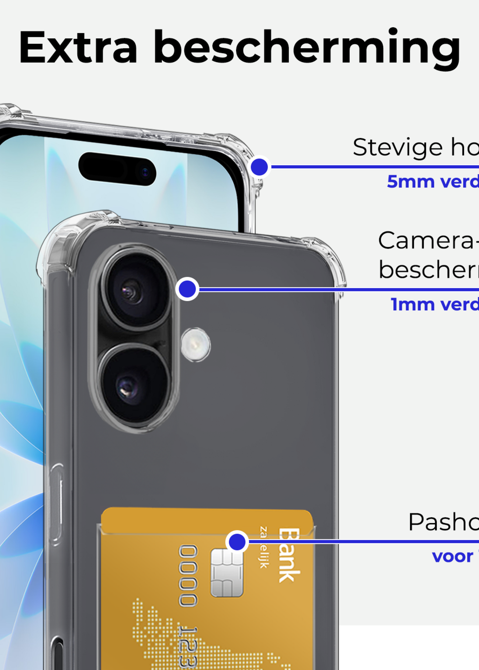 BTH BTH iPhone 17 Hoesje Pashouder