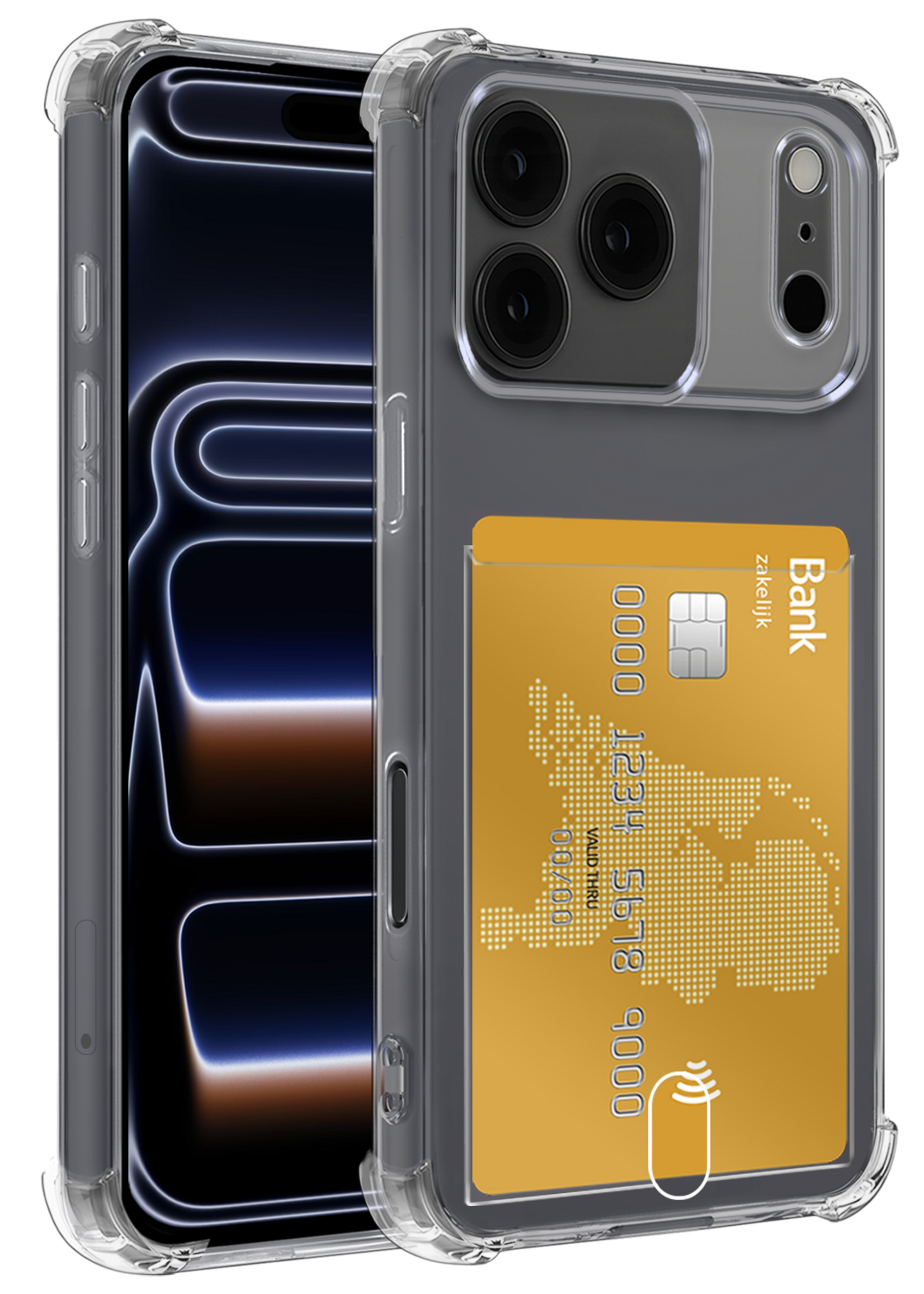 BTH BTH iPhone 17 Pro Hoesje Pashouder