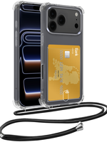 BTH BTH iPhone 17 Pro Hoesje Pashouder met Koord