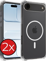 BTH BTH iPhone Air Magsafe Hoesje - Transparant - 2 PACK