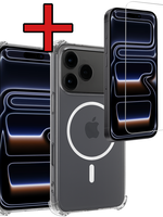 BTH BTH iPhone 17 Pro Magsafe Hoesje Transparant Met Screenprotector