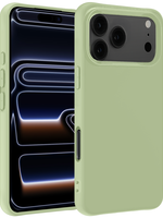 BTH BTH iPhone 17 Pro Hoesje Siliconen - Groen - 2 PACK