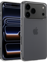 BTH BTH iPhone 17 Pro Hoesje Siliconen - Transparant
