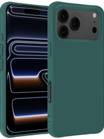 BTH BTH iPhone 17 Pro Max Hoesje Siliconen - Donkergroen