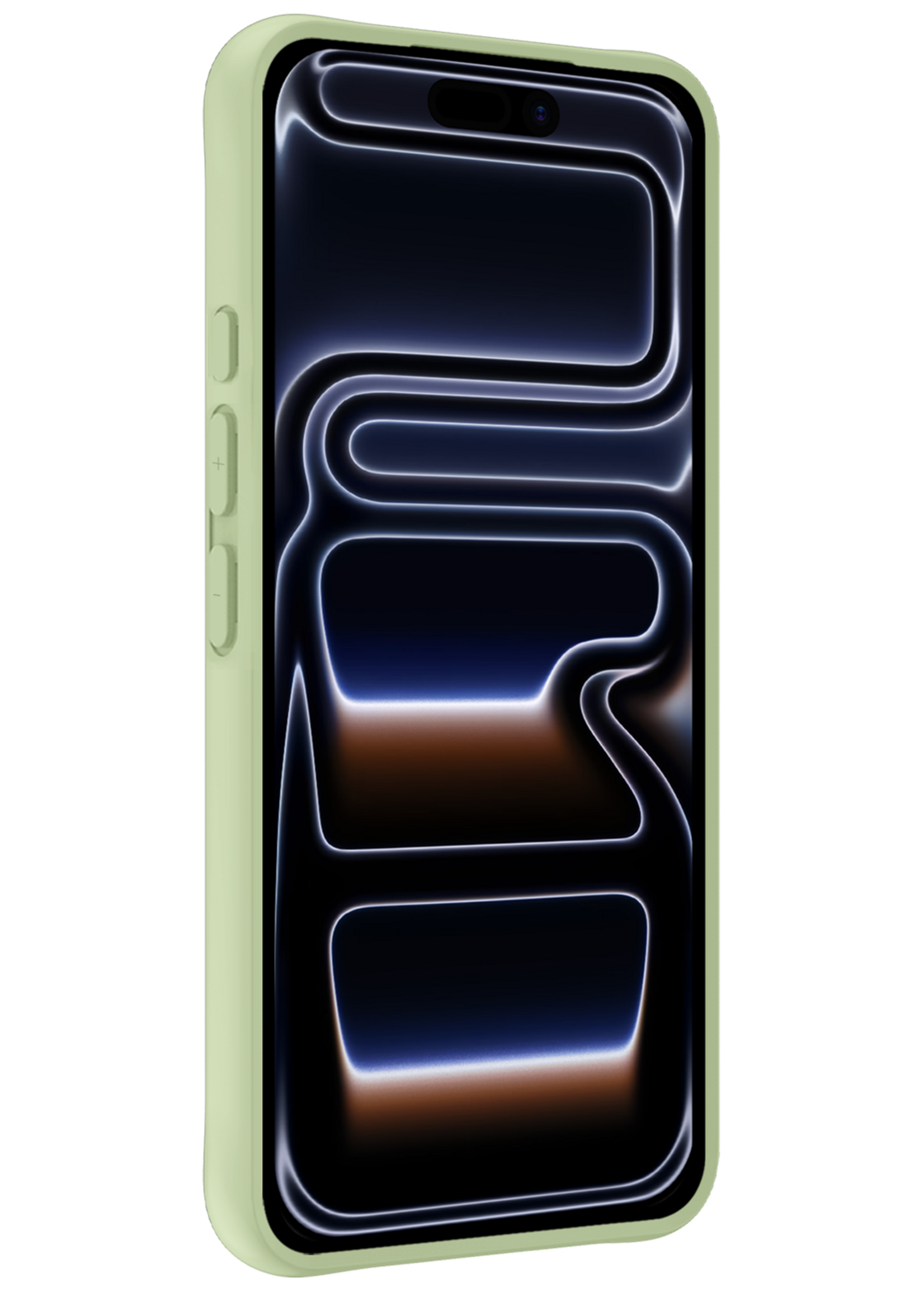 BTH BTH iPhone 17 Pro Max Hoesje Siliconen Met 2x Screenprotector Met Dichte Notch - Groen