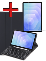 BTH BTH Samsung Galaxy Tab S11 Toetsenbordhoes Met Screenprotector - Zwart