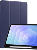 BTH BTH Samsung Galaxy Tab S11 Hoesje Met Uitsparing S Pen - Donkerblauw
