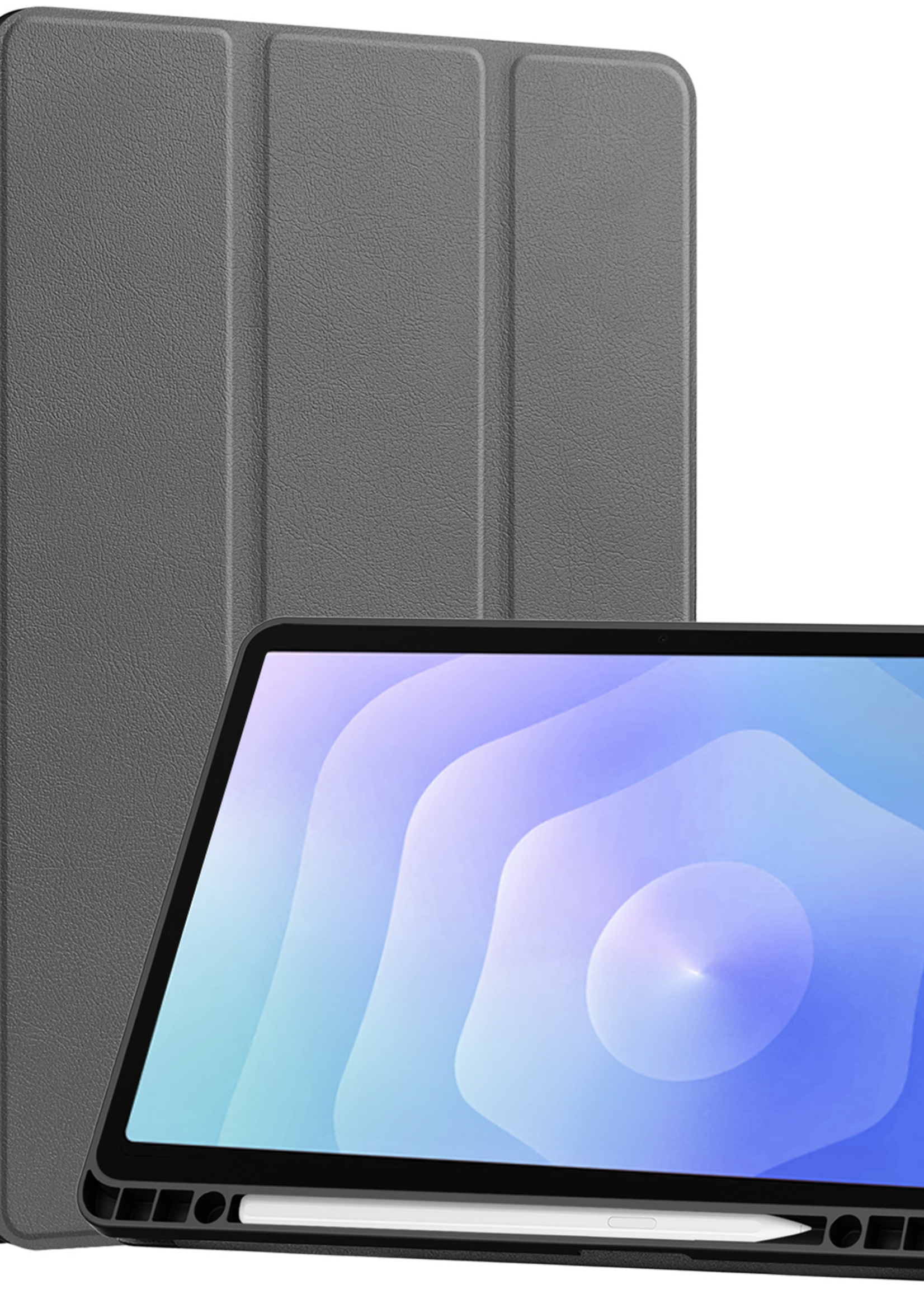 BTH BTH Samsung Galaxy Tab S11 Hoesje Met Uitsparing S Pen - Grijs