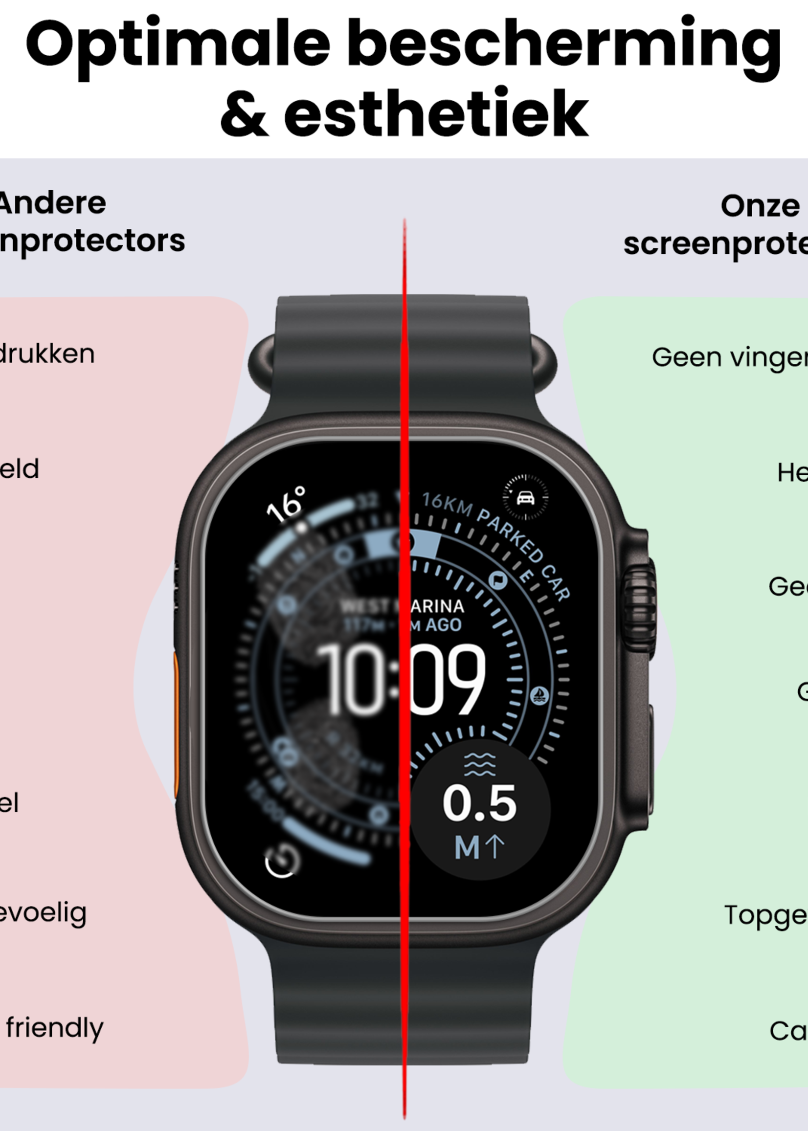 BTH BTH Apple Watch Ultra 3 Screenprotector - 2 PACK