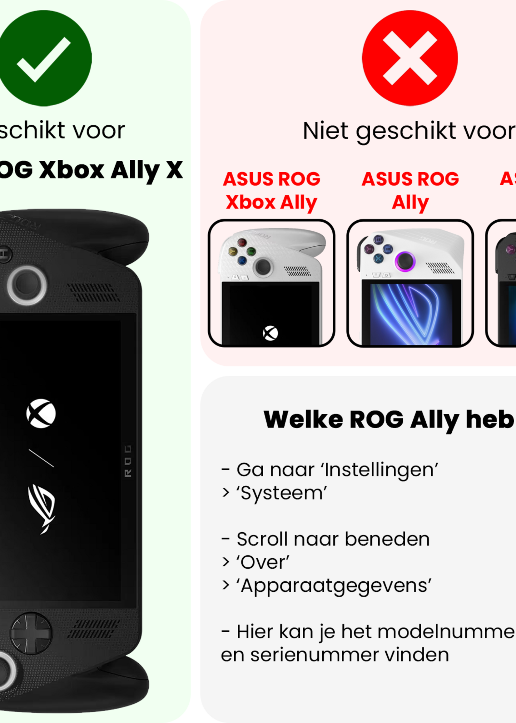 BTH BTH ASUS ROG Xbox Ally X Screenprotector - 2 PACK