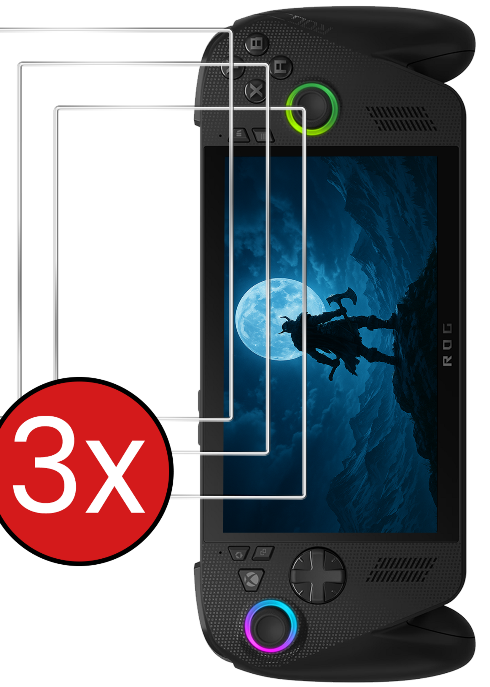 BTH BTH ASUS ROG Xbox Ally X Screenprotector - 3 PACK