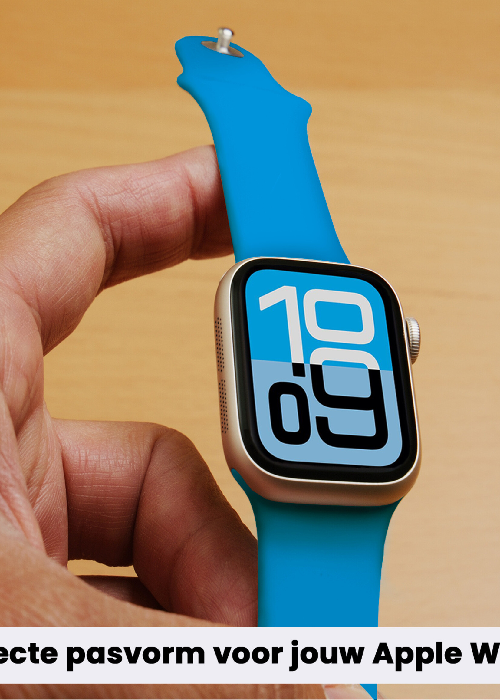 BTH BTH Apple Watch Bandje Siliconen Verstelbaar (38/40/41 mm) - Blauw