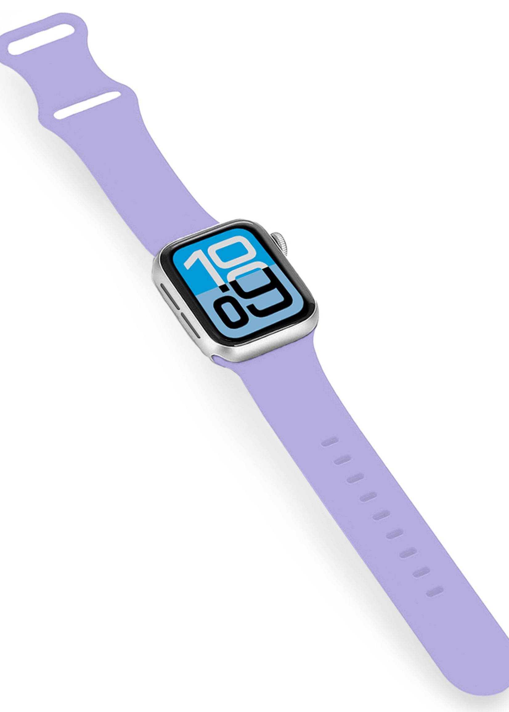 BTH BTH Apple Watch Bandje Siliconen Verstelbaar (38/40/41 mm) - Violet