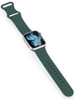 BTH BTH Apple Watch Bandje Siliconen Verstelbaar (42/44/45/46 mm) - Donkergroen