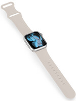 BTH BTH Apple Watch Bandje Siliconen Verstelbaar (42/44/45/46 mm) - Ivoor