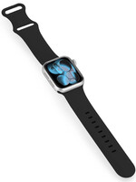 BTH BTH Apple Watch Bandje Siliconen Verstelbaar (42/44/45/46 mm) - Zwart