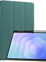 BTH BTH Samsung Galaxy Tab S11 Ultra Hoesje Met Uitsparing S Pen - Donkergroen
