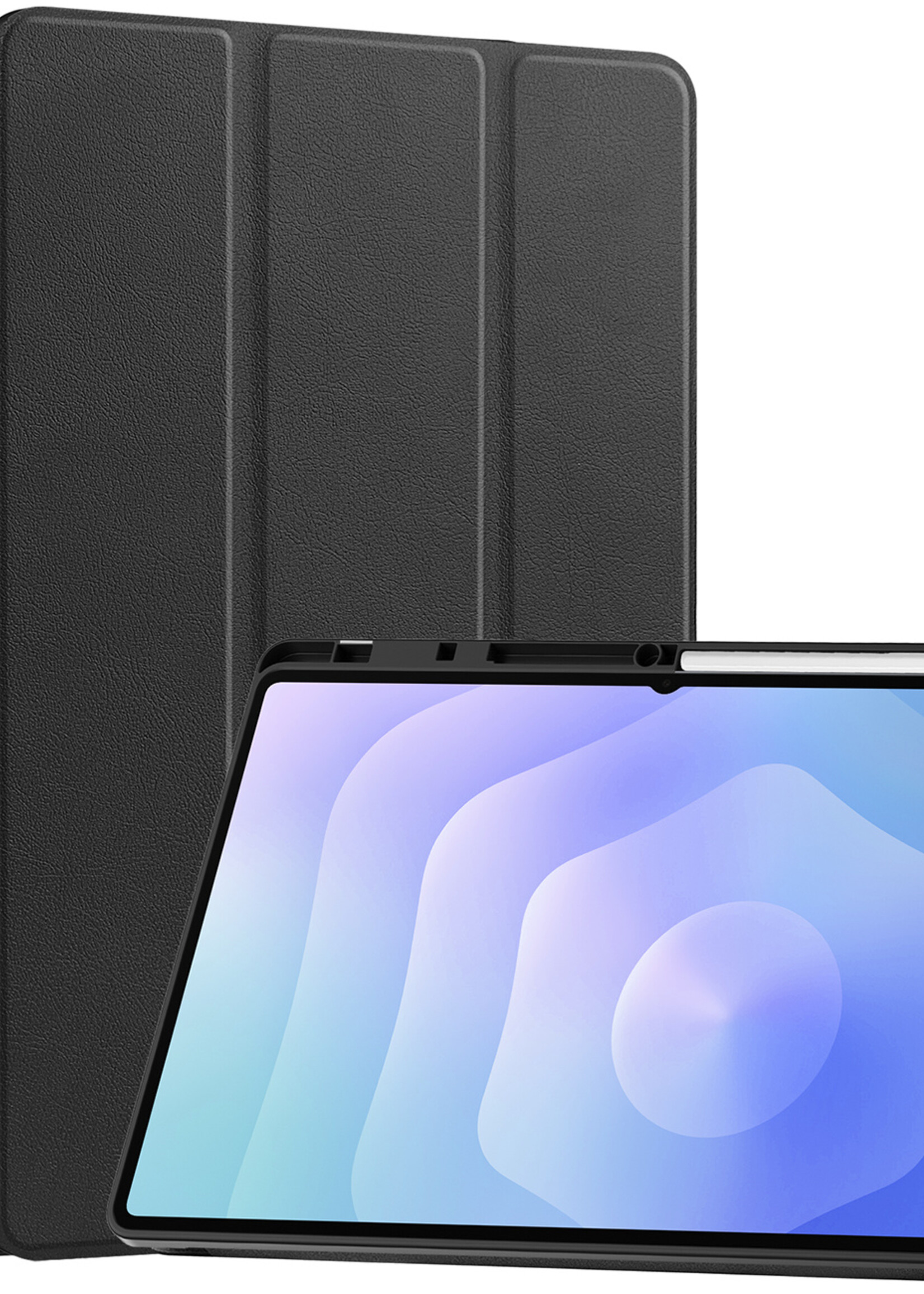 BTH BTH Samsung Galaxy Tab S11 Ultra Hoesje Met Uitsparing S Pen - Zwart