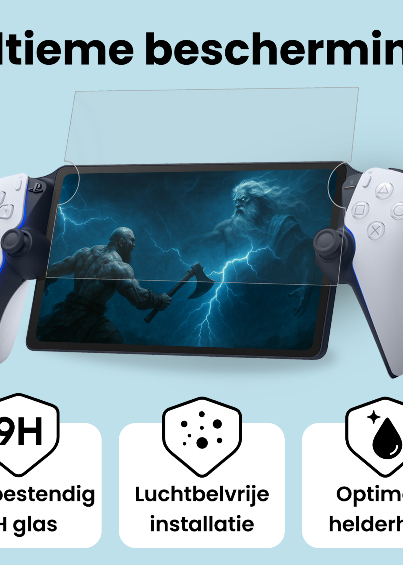 BTH BTH PlayStation Portal Screenprotector - 3 PACK