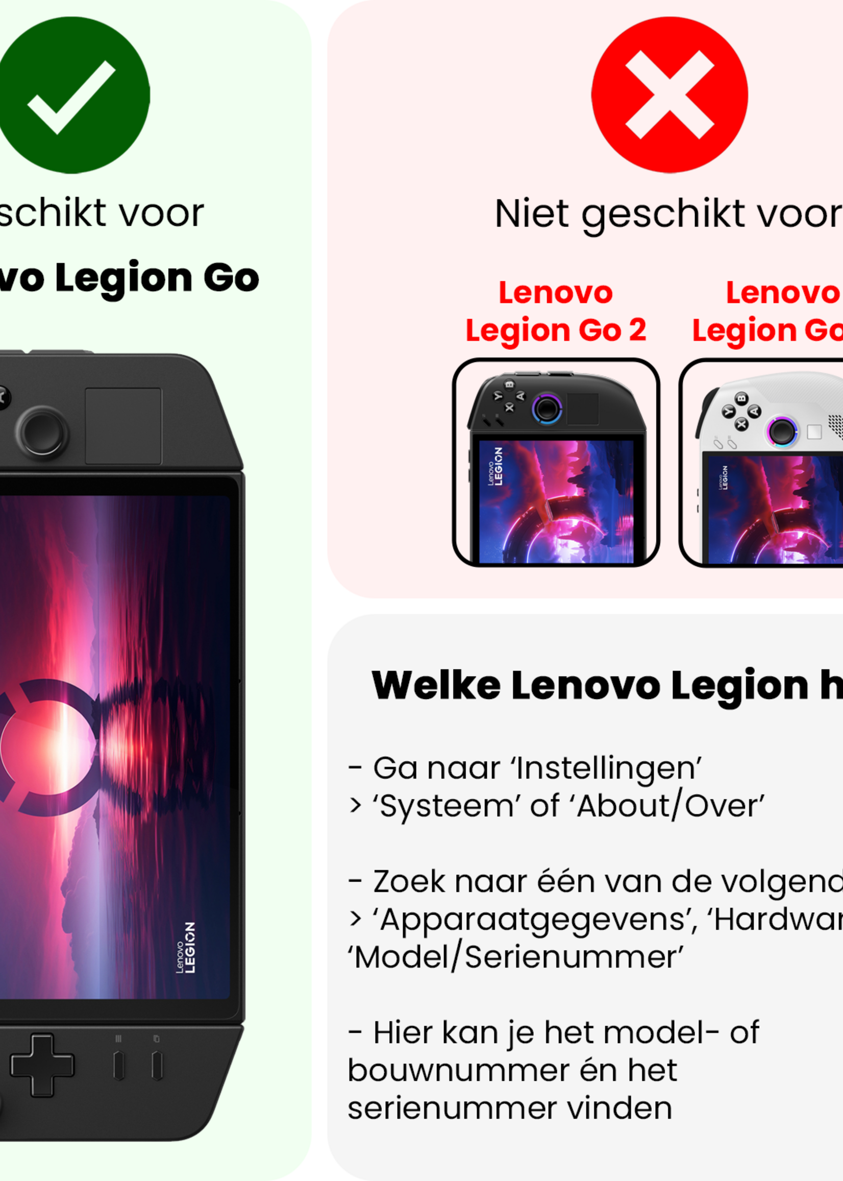 BTH BTH Lenovo Legion Go Screenprotector