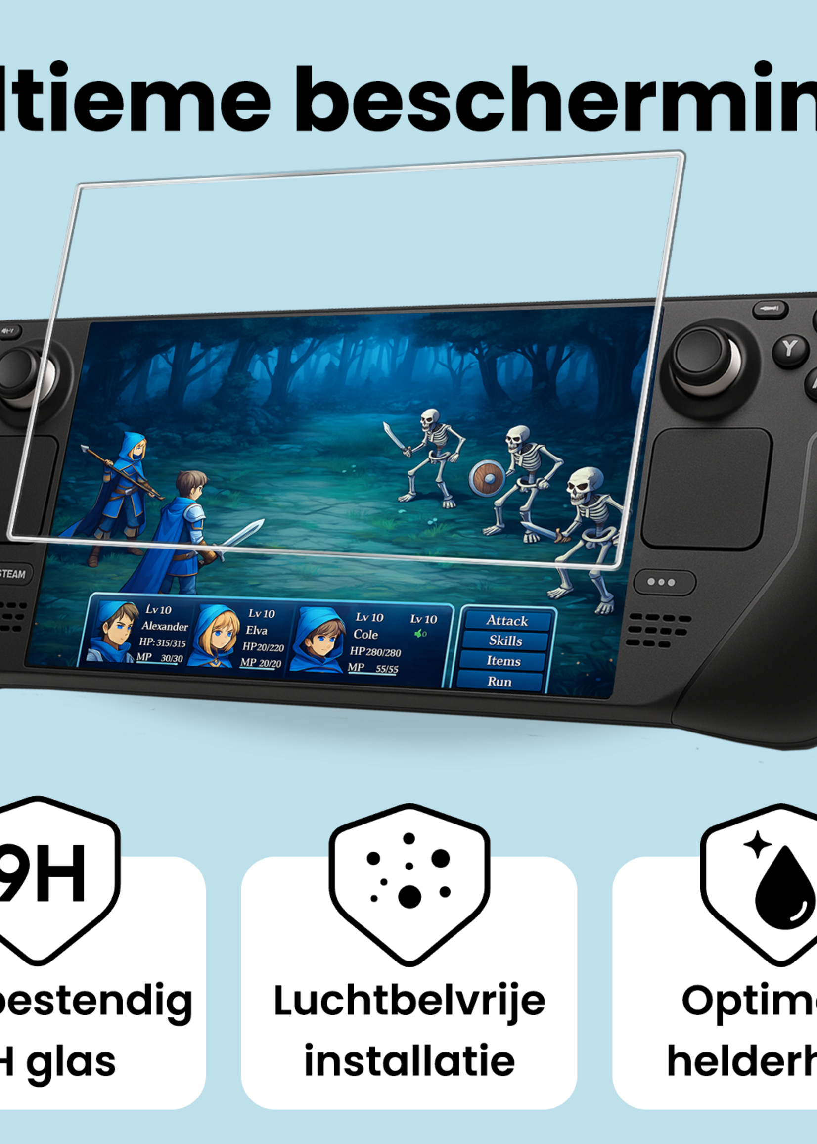 BTH BTH Steam Deck OLED Screenprotector