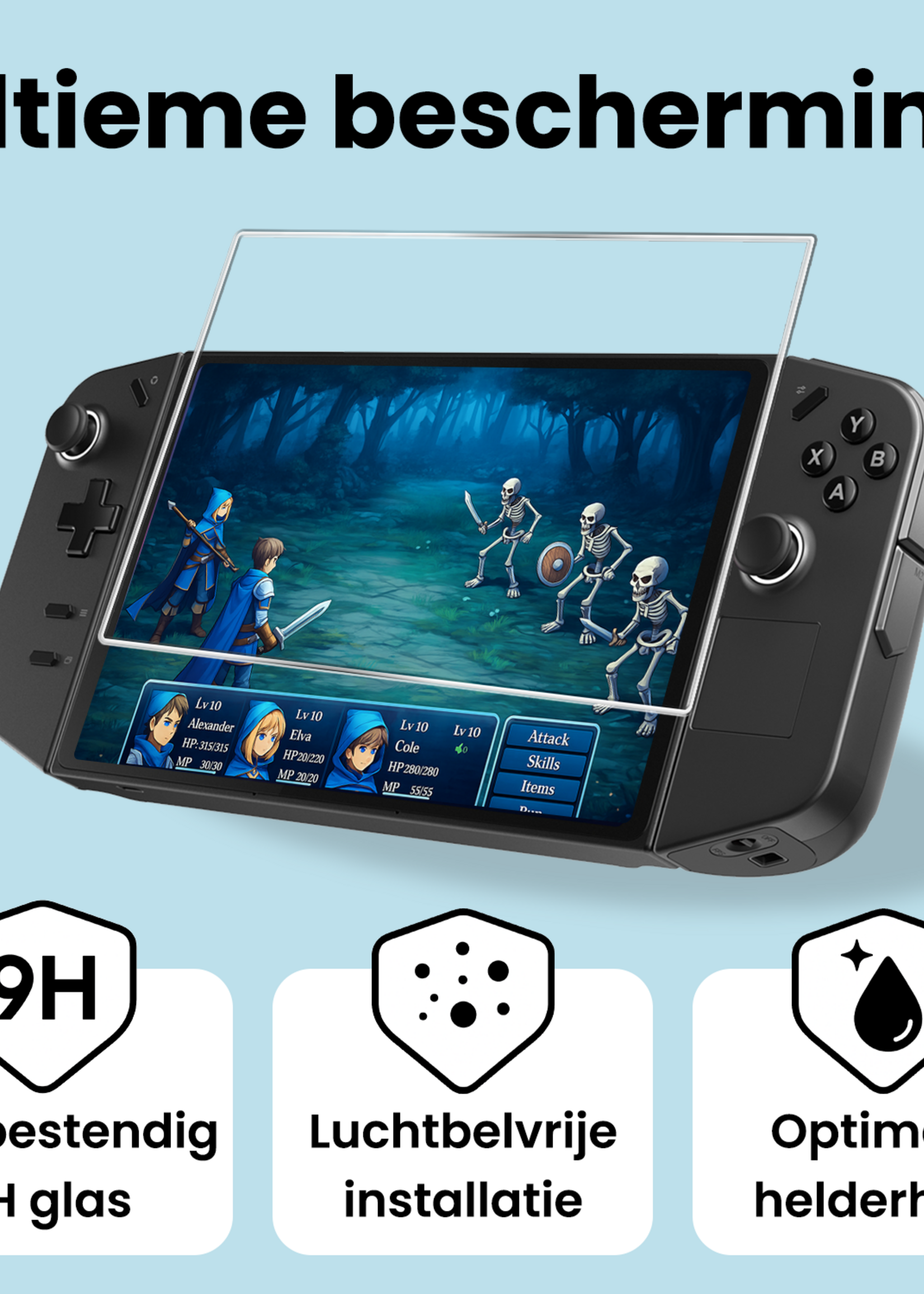 BTH BTH Steam Deck OLED Screenprotector - 2 PACK