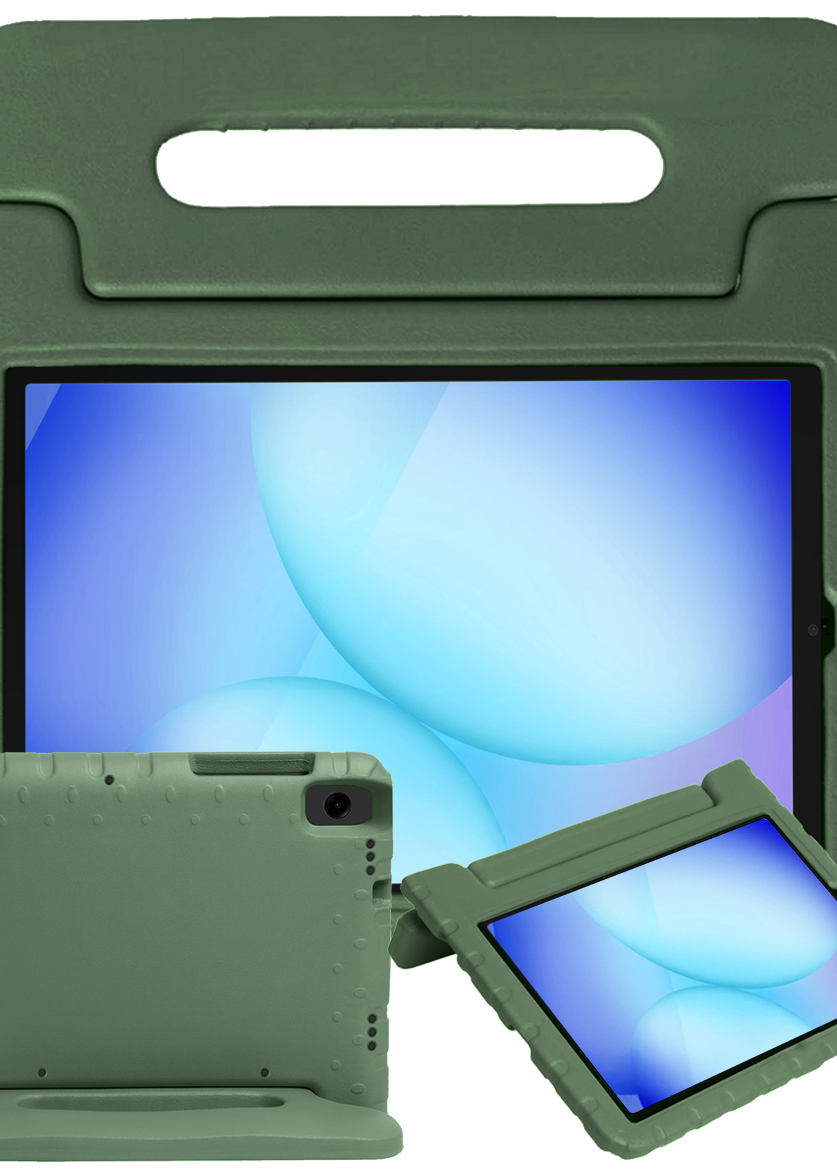 BTH BTH Samsung Galaxy Tab A11 Kinderhoes - Donkergroen