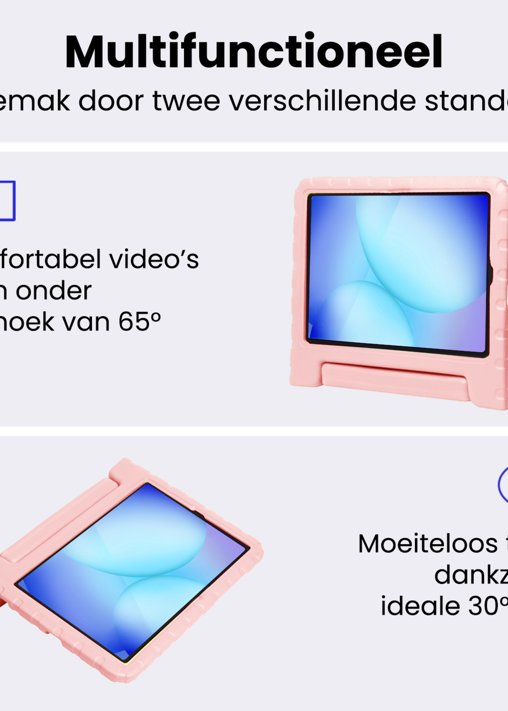 BTH BTH Samsung Galaxy Tab A11 Kinderhoes - Zalm