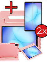 BTH BTH Samsung Galaxy Tab A11 Kinderhoes Met 2x Screenprotector - Zalm