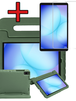 BTH BTH Samsung Galaxy Tab A11 Kinderhoes Met Screenprotector - Donkergroen