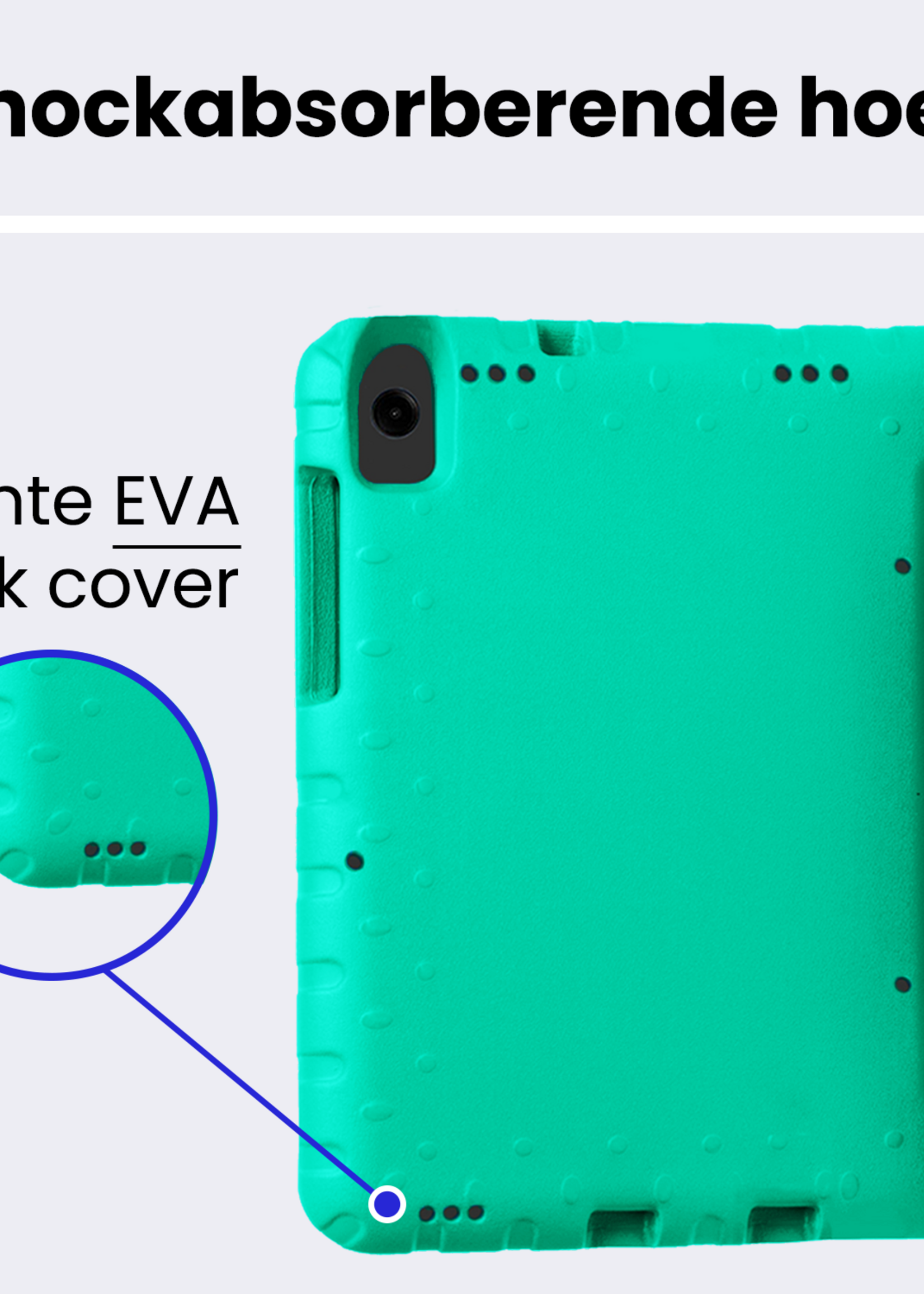 BTH BTH Samsung Galaxy Tab A11 Kinderhoes - Turquoise