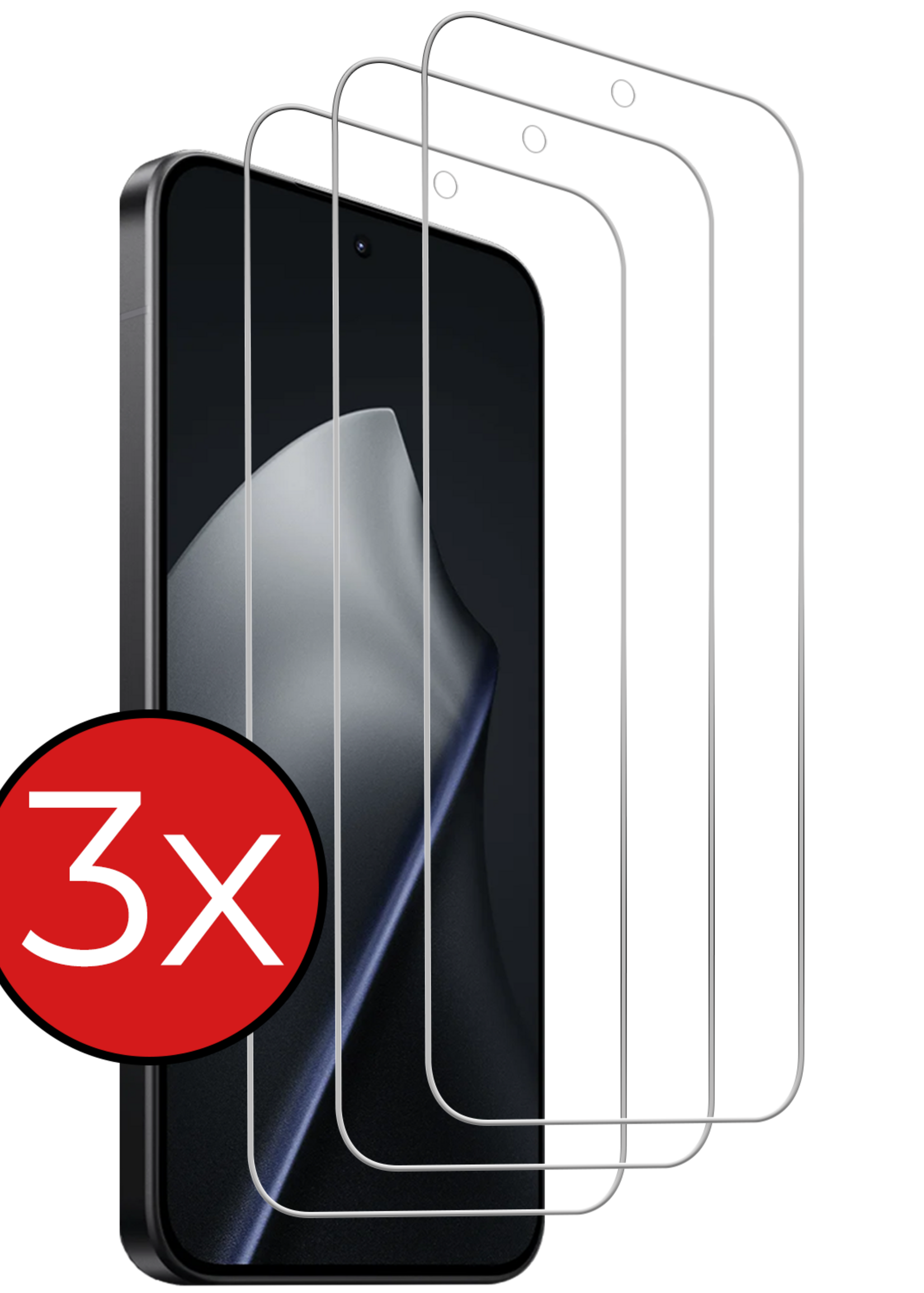 BTH BTH Xiaomi 15T Pro Screenprotector - 3 PACK