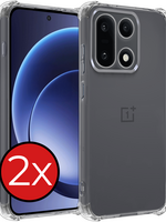 BTH BTH OnePlus 15 Hoesje Shockproof - Transparant - 2 PACK