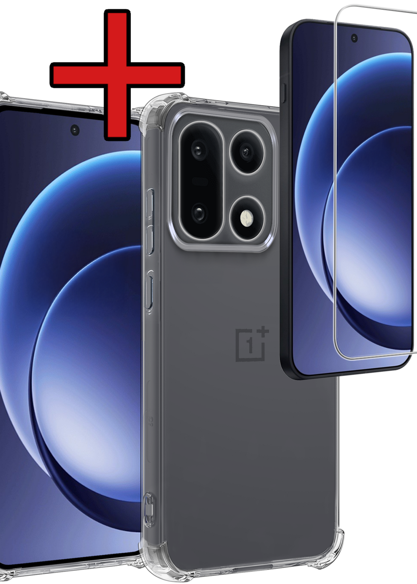 BTH BTH OnePlus 15 Hoesje Shockproof Met Screenprotector