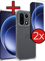 BTH BTH OnePlus 15 Hoesje Shockproof Met 2x Screenprotector
