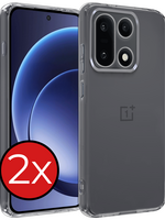 BTH BTH OnePlus 15 Hoesje Siliconen - Transparant - 2 PACK