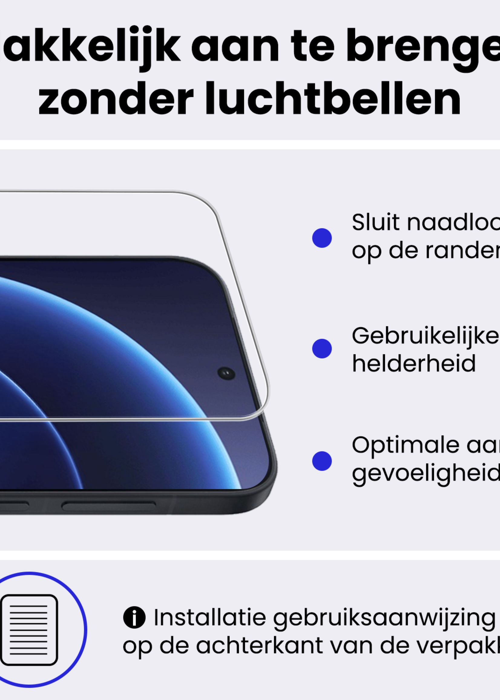 BTH BTH OnePlus 15 Hoesje Siliconen Met 2x Screenprotector - Transparant