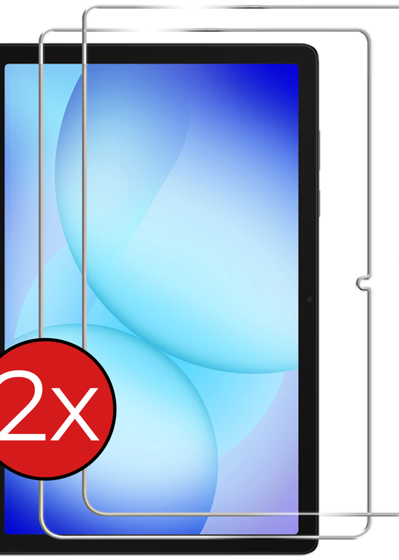 BTH Screenprotector Geschikt voor Samsung Galaxy Tab A9 Plus Screenprotector Tempered Glass Screen Protector Gehard Glas - Screenprotector Geschikt voor Samsung Tab A9 Plus Screenprotector Glas - 2 PACK
