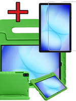 BTH BTH Samsung Galaxy Tab A9 Plus / A11 Plus Kinderhoes Met Screenprotector - Groen