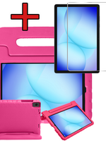 BTH BTH Samsung Galaxy Tab A9 Plus / A11 Plus Kinderhoes Met Screenprotector - Roze