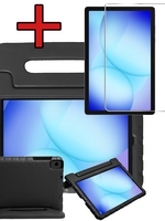 BTH BTH Samsung Galaxy Tab A9 Plus / A11 Plus Kinderhoes Met Screenprotector - Zwart