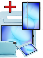 BTH BTH Samsung Galaxy Tab A9 Plus / A11 Plus Kinderhoes Met Screenprotector - Sky