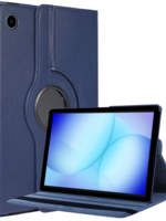 BTH BTH Samsung Galaxy Tab A9 Plus / A11 Plus Hoes Draaibaar - Donkerblauw