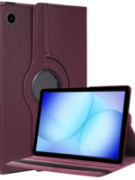 BTH BTH Samsung Galaxy Tab A9 Plus / A11 Plus Hoes Draaibaar - Paars