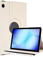 BTH BTH Samsung Galaxy Tab A9 Plus / A11 Plus Hoes Draaibaar - Wit