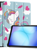 BTH BTH Samsung Galaxy Tab A9 Plus / A11 Plus Hoes - Eenhoorn