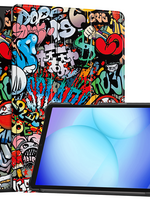 BTH BTH Samsung Galaxy Tab A9 Plus / A11 Plus Hoes - Graffity