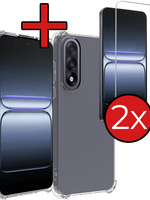 BTH BTH OnePlus Nord 5 Hoesje Shockproof Met 2x Screenprotector