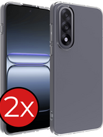 BTH BTH OnePlus Nord 5 Hoesje Siliconen - Transparant - 2 PACK