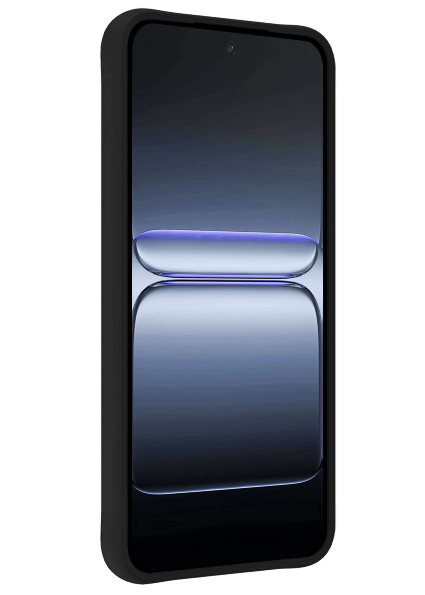 BTH BTH OnePlus Nord 5 Hoesje Siliconen Met Screenprotector - Zwart